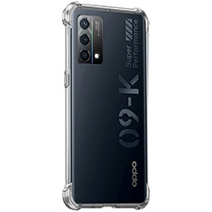 Ultra-thin Transparent TPU Soft Case T04 for Oppo K9 5G Clear