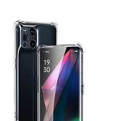 Ultra-thin Transparent TPU Soft Case T05 for Oppo Find X3 5G Clear