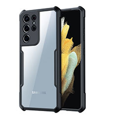Ultra-thin Transparent TPU Soft Case T05 for Samsung Galaxy S22 Ultra 5G Black
