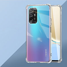Ultra-thin Transparent TPU Soft Case T06 for Oppo Reno5 Z 5G Clear