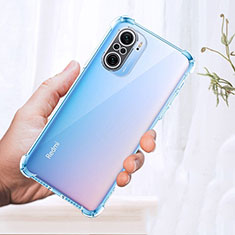 Ultra-thin Transparent TPU Soft Case T06 for Xiaomi Redmi K40 5G Clear