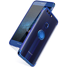 Ultra-thin Transparent TPU Soft Case T07 for Huawei Honor 8 Blue