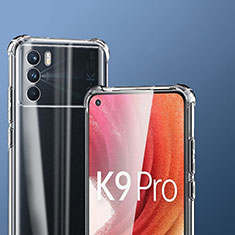 Ultra-thin Transparent TPU Soft Case T07 for Oppo K9 Pro 5G Clear