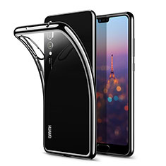 Ultra-thin Transparent TPU Soft Case T08 for Huawei P20 Pro Black