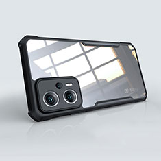 Ultra-thin Transparent TPU Soft Case T08 for Xiaomi Redmi Note 11T Pro 5G Black