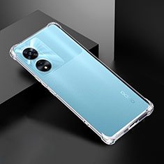 Ultra-thin Transparent TPU Soft Case T10 for Oppo Reno8 T 5G Clear