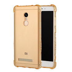 Ultra-thin Transparent TPU Soft Case T12 for Xiaomi Redmi Note 3 Pro Gold