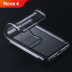 Ultra-thin Transparent TPU Soft Case T15 for Huawei Nova 4 Red