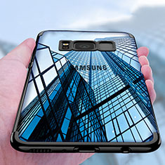 Ultra-thin Transparent TPU Soft Case T17 for Samsung Galaxy S8 Black