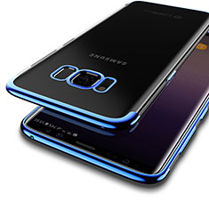 Ultra-thin Transparent TPU Soft Case T18 for Samsung Galaxy S8 Blue