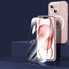 Ultra-thin Transparent TPU Soft Case with Mag-Safe Magnetic and Screen Protector for Apple iPhone 15 Clear