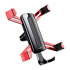 Universal Car Air Vent Mount Cell Phone Holder Stand A01 for Oppo F19 Red