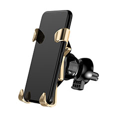 Universal Car Air Vent Mount Cell Phone Holder Stand A03 for Sharp Aquos R6 Gold