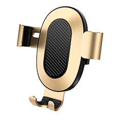 Universal Car Air Vent Mount Cell Phone Holder Stand for Samsung Galaxy C8 C710F Gold
