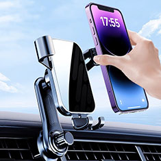 Universal Car Dashboard Mount Clip Cell Phone Holder Cradle JD3 for Oppo Find X3 Pro Black