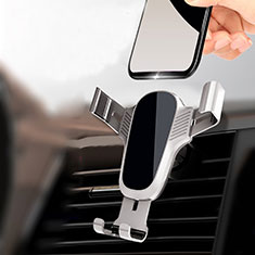 Universal Car Dashboard Mount Clip Cell Phone Holder Cradle KO3 for Samsung Galaxy M12 Silver