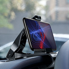 Universal Car Dashboard Mount Clip Cell Phone Holder Cradle T03 for Vivo Y35 5G Black