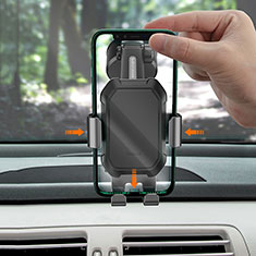 Universal Car Suction Cup Mount Cell Phone Holder Cradle BS8 for Samsung Galaxy S20 FE 4G Black