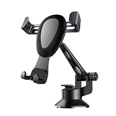 Universal Car Suction Cup Mount Cell Phone Holder Cradle H02 for Vivo Y35 5G Black