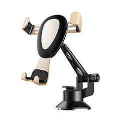 Universal Car Suction Cup Mount Cell Phone Holder Cradle H02 for Vivo Y35 5G Gold