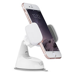 Universal Car Suction Cup Mount Cell Phone Holder Cradle H05 White