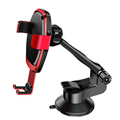 Universal Car Suction Cup Mount Cell Phone Holder Cradle H10 Red
