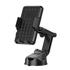 Universal Car Suction Cup Mount Cell Phone Holder Cradle H17 for Vivo Y35 5G Black