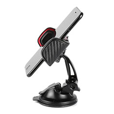 Universal Car Suction Cup Mount Cell Phone Holder Cradle H18 for Vivo Y35 5G Black