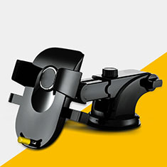 Universal Car Suction Cup Mount Cell Phone Holder Cradle H20 for Vivo Y35 5G Black