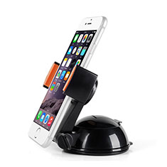 Universal Car Suction Cup Mount Cell Phone Holder Cradle M06 for Vivo Y35 5G Black
