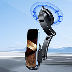 Universal Car Suction Cup Mount Cell Phone Holder Cradle N01 for Samsung Galaxy A91 Black