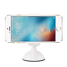 Universal Car Suction Cup Mount Cell Phone Holder Cradle for Samsung Galaxy M12 White