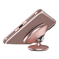 Universal Car Suction Cup Mount Magnetic Cell Phone Holder Cradle Rose Gold