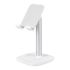 Universal Cell Phone Stand Smartphone Holder for Desk K02 for Samsung Glaxy S9 Plus White