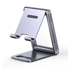 Universal Cell Phone Stand Smartphone Holder for Desk K03 for Motorola Moto G53j 5G Gray