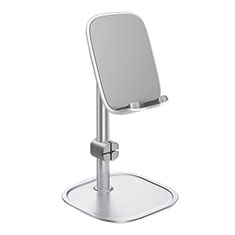 Universal Cell Phone Stand Smartphone Holder for Desk K10 for Samsung Galaxy Trend SCH i699 Silver