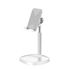 Universal Cell Phone Stand Smartphone Holder for Desk K17 for Vivo Y55s 5G White