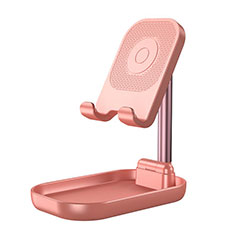 Universal Cell Phone Stand Smartphone Holder for Desk K18 for Samsung Galaxy A23e 5G Rose Gold