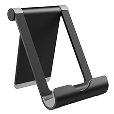 Universal Cell Phone Stand Smartphone Holder for Desk K21 for Vivo Y31 2021 Black