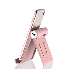 Universal Cell Phone Stand Smartphone Holder for Desk K27 for Wiko U Feel Rose Gold