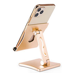 Universal Cell Phone Stand Smartphone Holder for Desk K32 for Wiko Bloom 2 Gold
