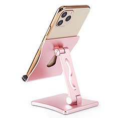 Universal Cell Phone Stand Smartphone Holder for Desk K32 for Sony Xperia 10 IV Rose Gold