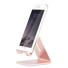 Universal Cell Phone Stand Smartphone Holder for Desk for Xiaomi Poco C50 Rose Gold