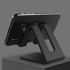 Universal Cell Phone Stand Smartphone Holder N01 for Motorola Moto G53j 5G Black