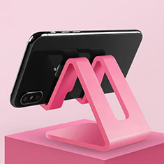 Universal Cell Phone Stand Smartphone Holder N01 for Wiko Fever Se Hot Pink