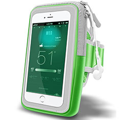 Universal Gym Sport Running Jog Arm Band Strap Case A02 for Samsung Galaxy Fresh Trend Duos S7392 Green