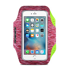 Universal Gym Sport Running Jog Arm Band Strap Case B03 for Handy Zubehoer Mikrofon Fuer Smartphone Purple