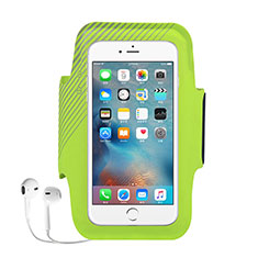 Universal Gym Sport Running Jog Arm Band Strap Case B05 for Oppo A54 4G Green