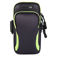 Universal Gym Sport Running Jog Arm Band Strap Case L01 for HTC Desire 21 Pro 5G Green