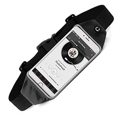 Universal Gym Sport Running Jog Belt Loop Strap Case for Samsung Ativ S I8750 Black